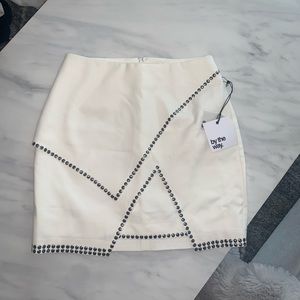 By The Way White mini skirt NWT